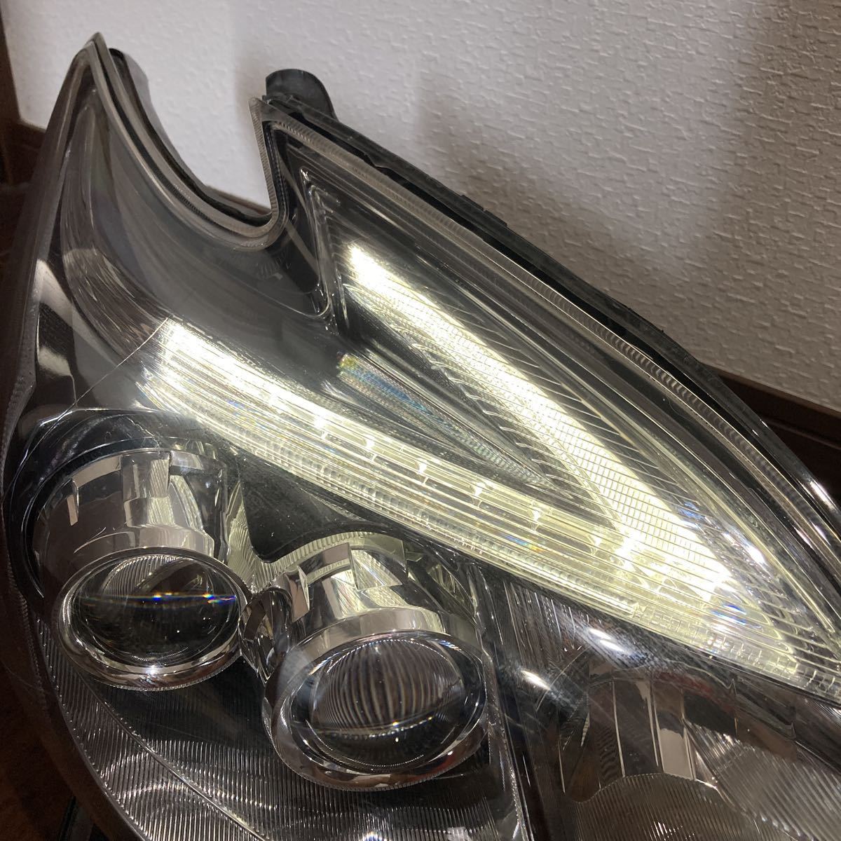 30系 プリウス 後期 LED ヘッドライト 右 トヨタ純正品 点灯OK! 取付
