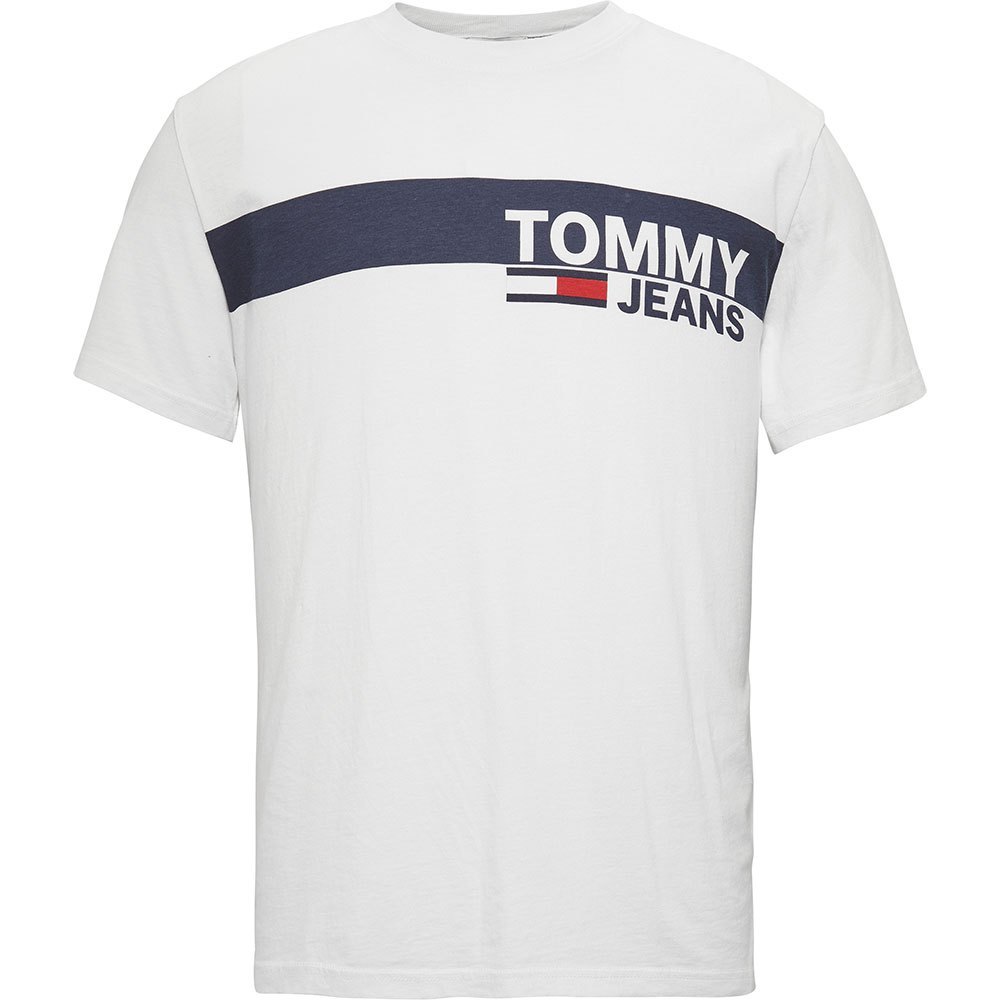 * 1点のみ 新品 TOMMY HILFIGER トミーヒルフィガー Tシャツ ロゴT カットソー Tommy Hilfiger Essential Box Logo White / XL *_画像1