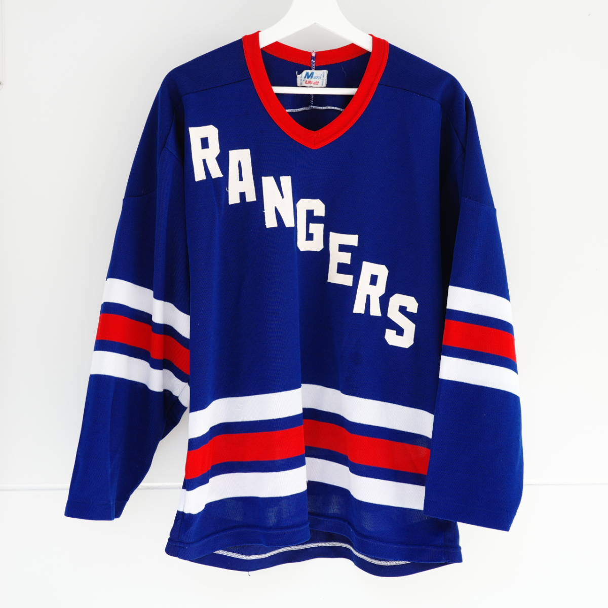 最初の RANGERS shirt game Vintage hockey ジャージ ホッケーシャツ M