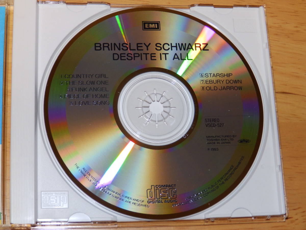 ** Brin z Lee *shu War tsu(BRINSLEY SCHWARZ)[te Spy to*ito* все ] с поясом оби записано в Японии CD/VSCD-527/ Toshiba EMI запись /nik* low **