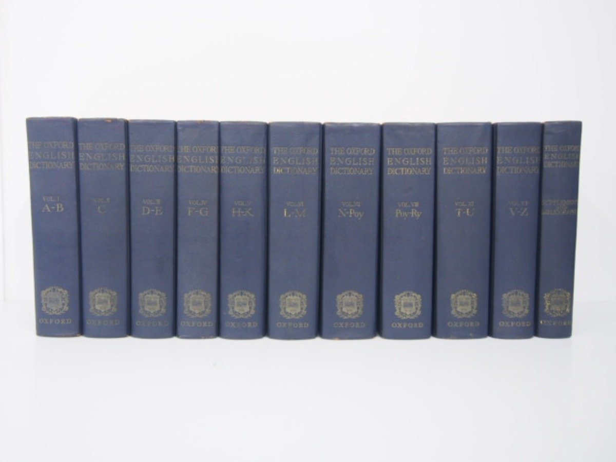 ヤフオク 2 不揃い10冊 The Oxford English Dictionary ヤフオク 2 不揃い10冊 The Oxford English Dictionary