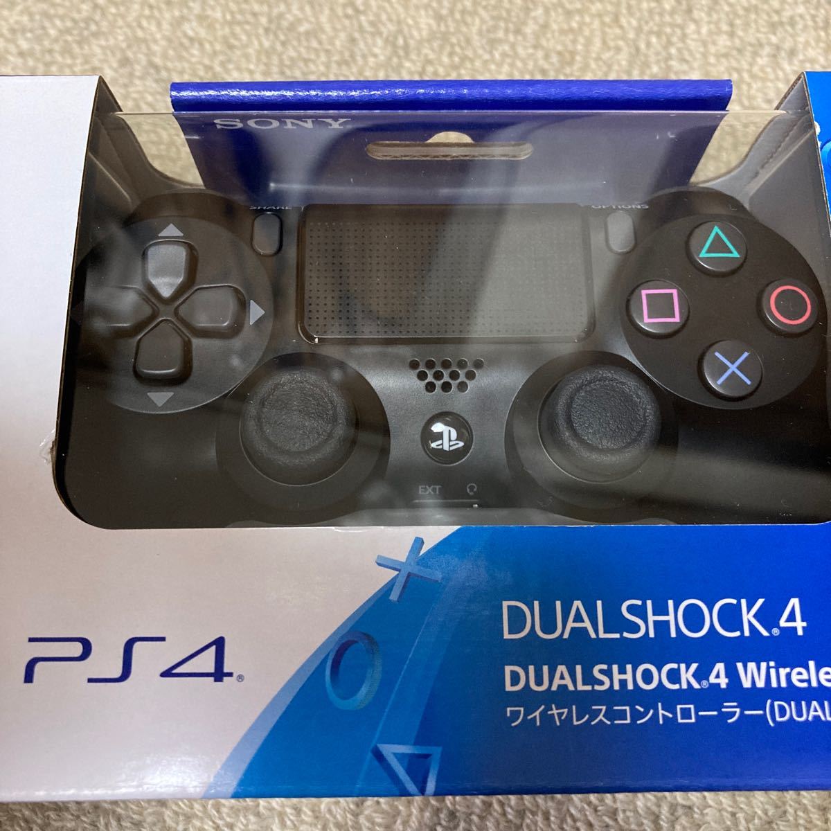 PS4 ワイヤレスコントローラー（DUALSHOCK4） ジェット・ブラック CUH-ZCT2J