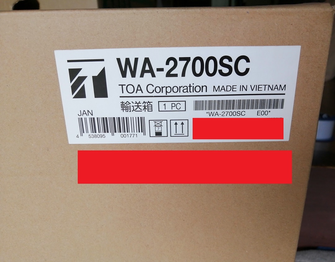 送料無料◇新品◇TOA ワイヤレスアンプ (SD/USB/CD) WA-2700SC WTU