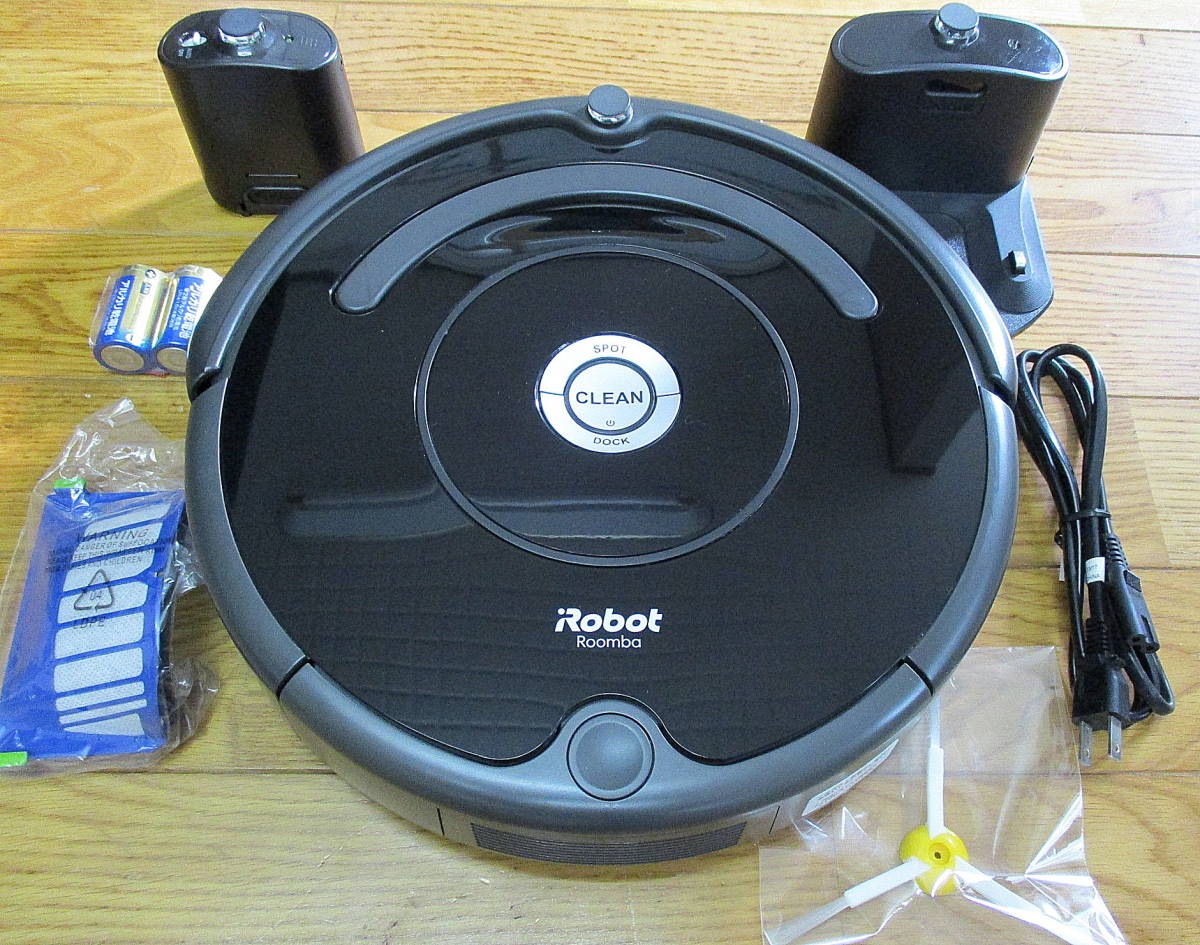 ルンバ iRobot Roomba 627 エッジブラシ&バッテリー(5000mAh超大容量)新品に交換！使用少！美品！_ルンバ 627 使用少！美品！
