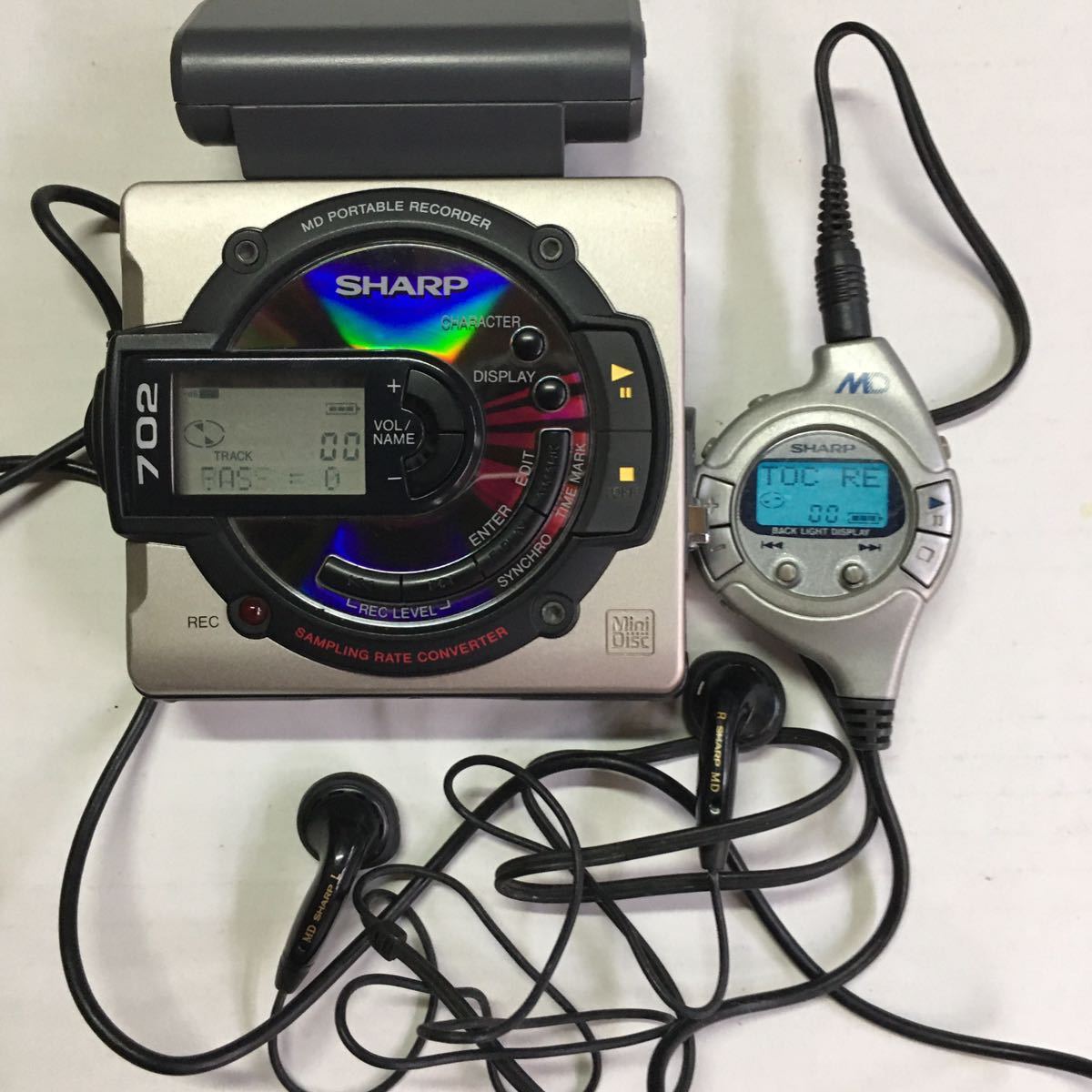 日本製格安 SHARP - SHARP/ポータブルMDレコーダー/MD-MT77 ④の通販