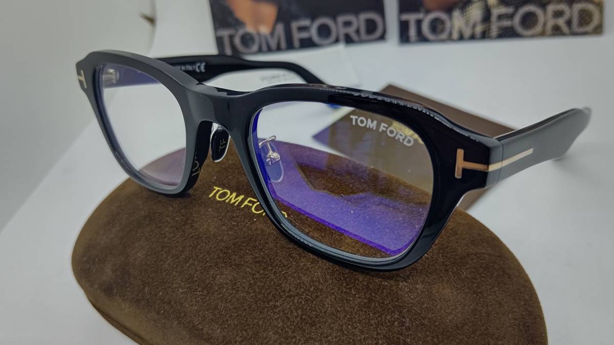 トムフォード 眼鏡 ブルーカットレンズ 新品 税込 送料無料 TF5782-D-B