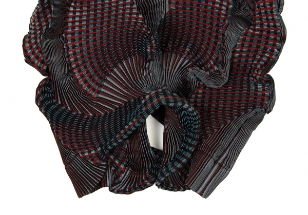 イッセイミヤケISSEY MIYAKE 3Dスチームストレッチプリーツ切替