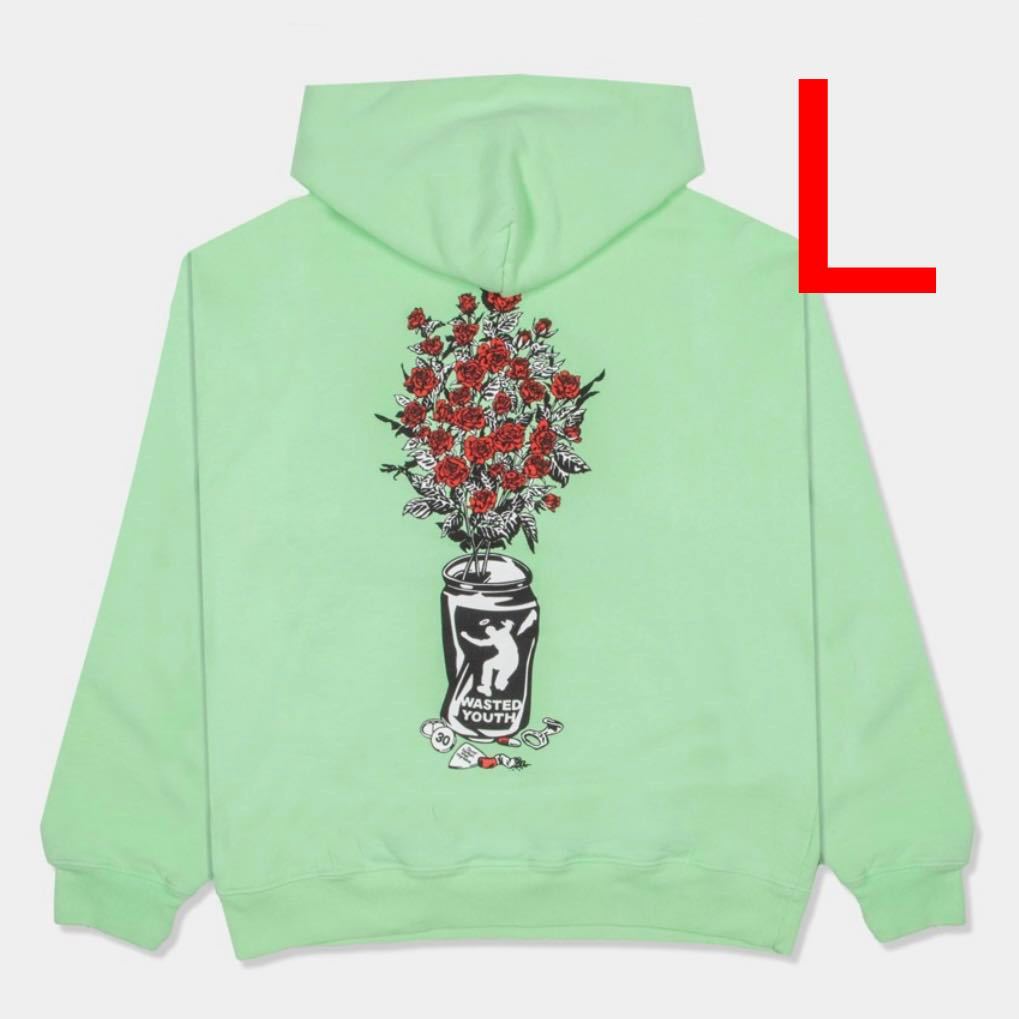 Lサイズ Wasted Youth UNION Hoodie pastel green ユニオン VERDY
