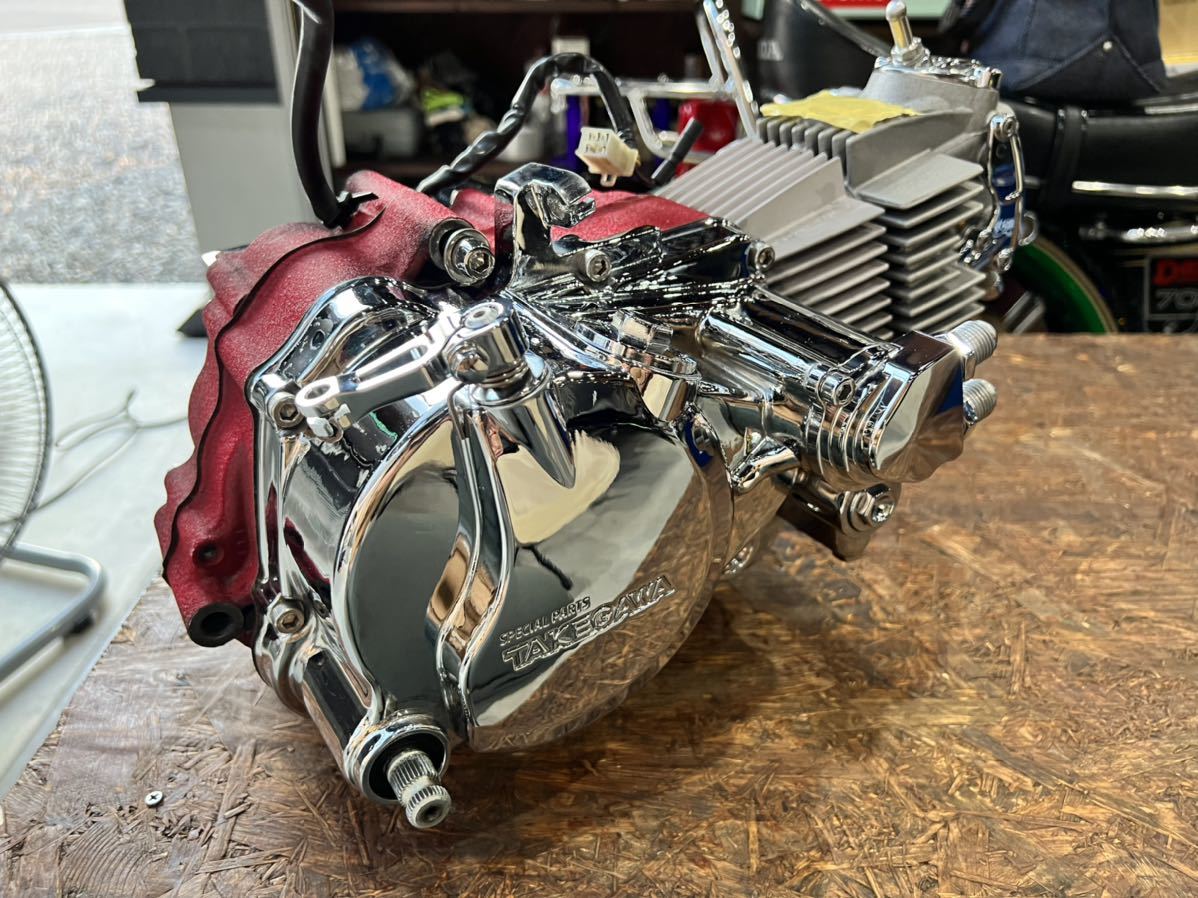 武川 スカット106 モンキー ダックス シャリ エンジン、冷却装置