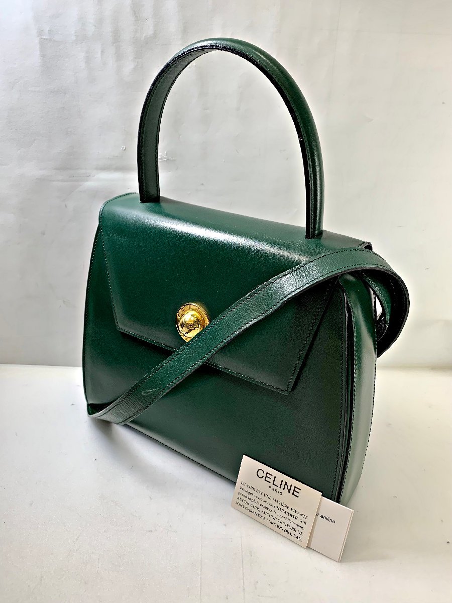 美品 CELINE セリーヌ 2WAYバッグ ハンドバッグ ショルダーバッグ