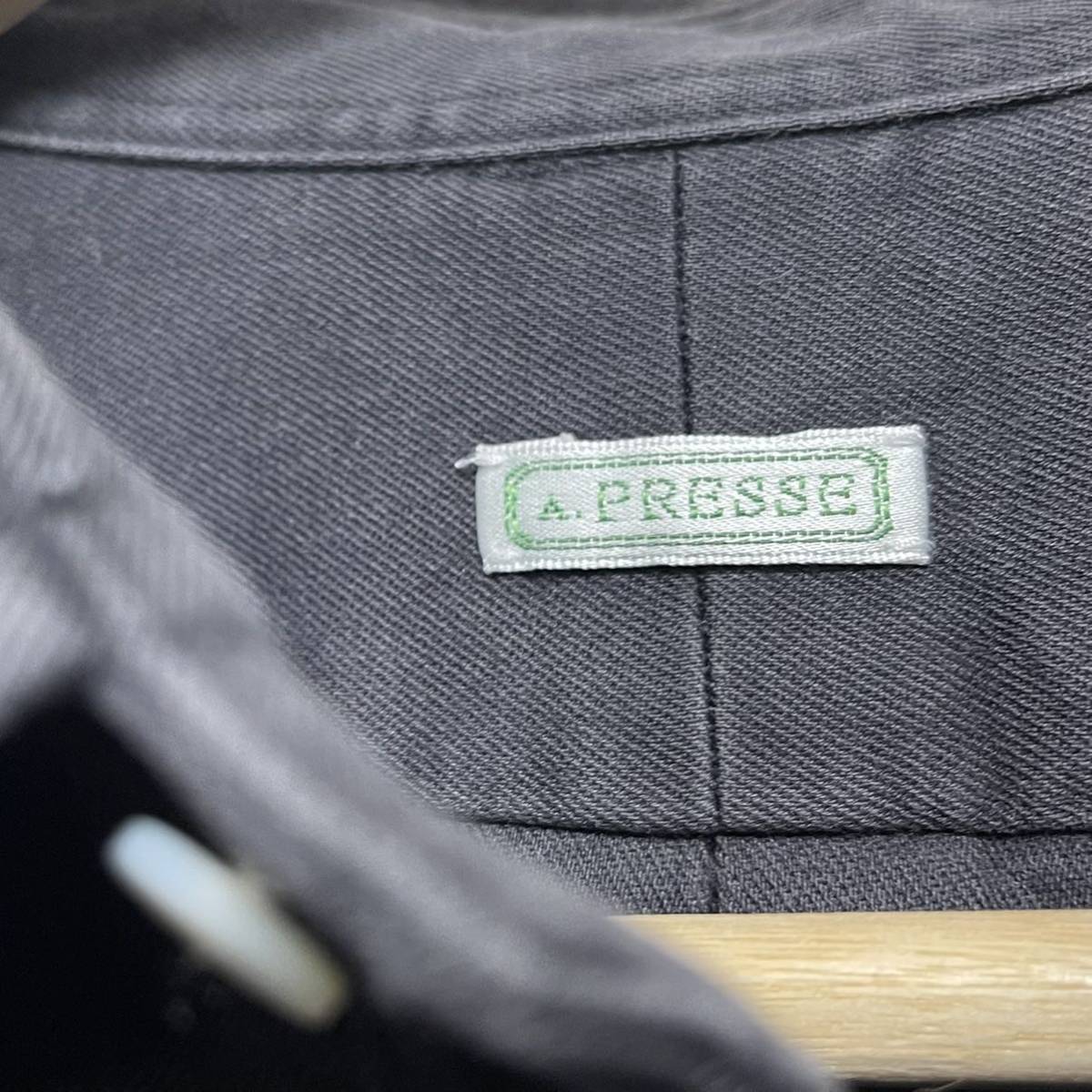 A.PRESSE アプレッセ 22SS BD SHIRT ボタンダウンシャツ サイズ2 品番