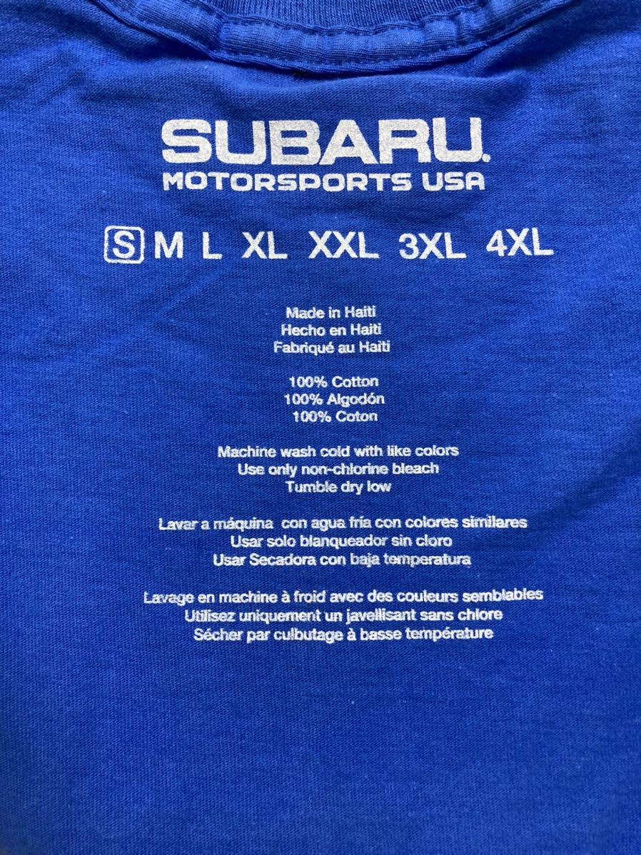 スバル 正規品 北米 usdm メンズ半袖Tシャツ S海外限定 日本未発売 新品 Subaru アメリカスバル 半袖Tシャツ ティーシャツ 新品_画像4
