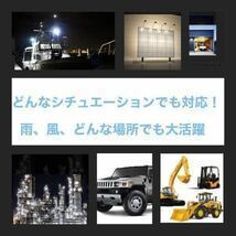 新品　最新型　送料無料 LEDワークライト　2個セット 広角LED バギー　バイク　オフロード 明るい除雪機 防水作業灯 超超発光j_画像5