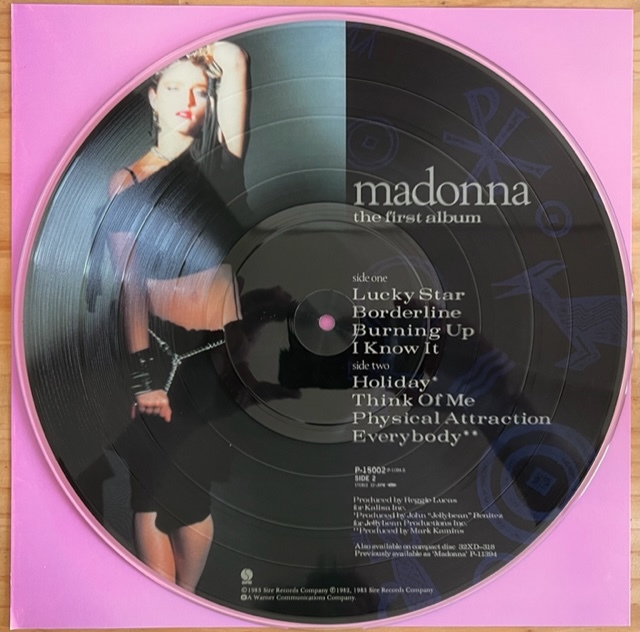 LP■NEW WAVE/MADONNA/THE FIRST ALBUM/SIRE P-15002/国内87年PRESS JAPAN ONLY SPECIAL EDITION PICTURE DISC ULTRA RARE/マドンナ人気盤_画像2