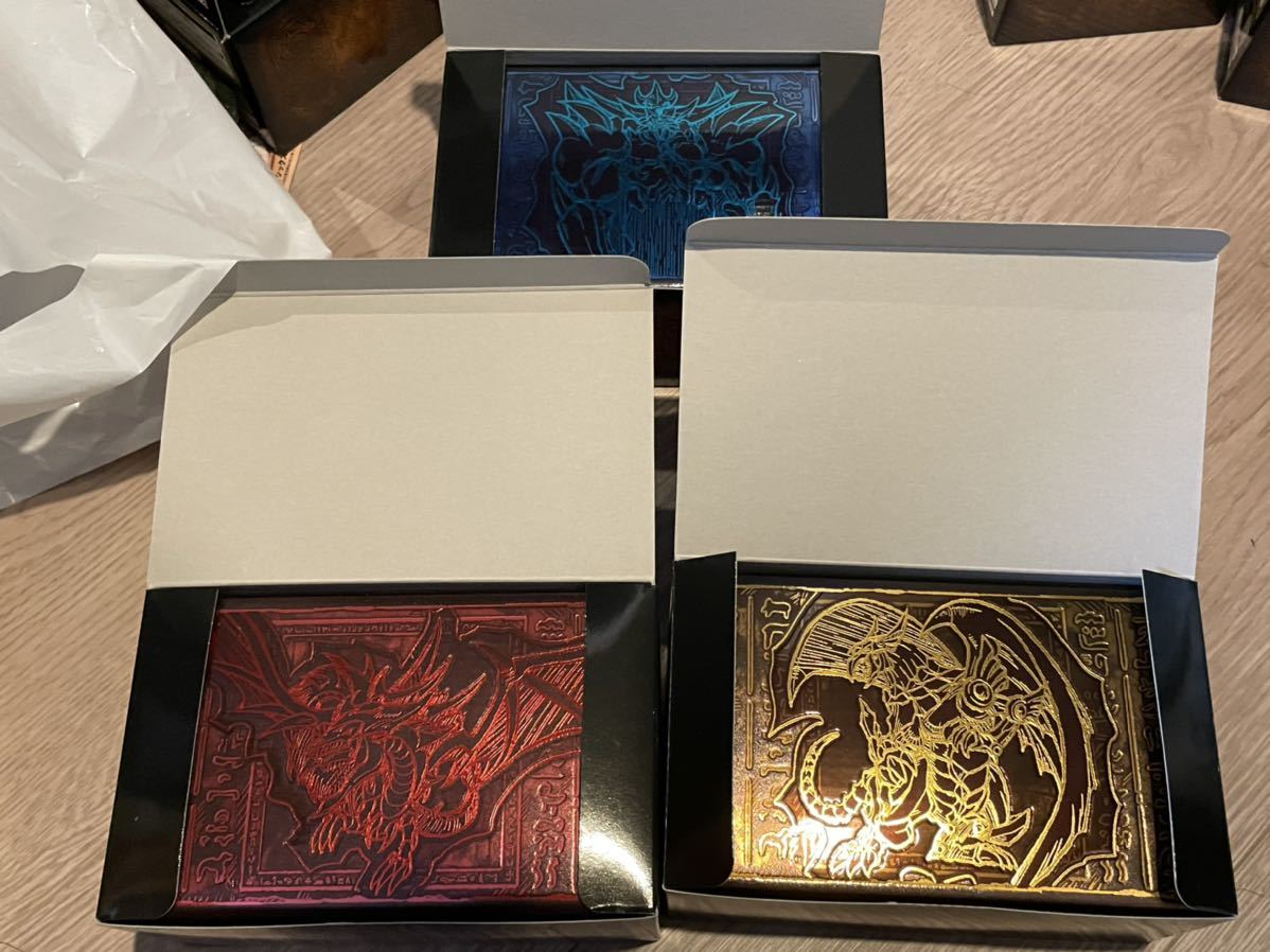 新品同様 ゴッドボックス 3box 3箱 セット PRISMATIC GOD BOX オシリスの天空竜 オベリスクの巨神兵 ラーの翼神竜 プリズマなし 遊戯王_画像1