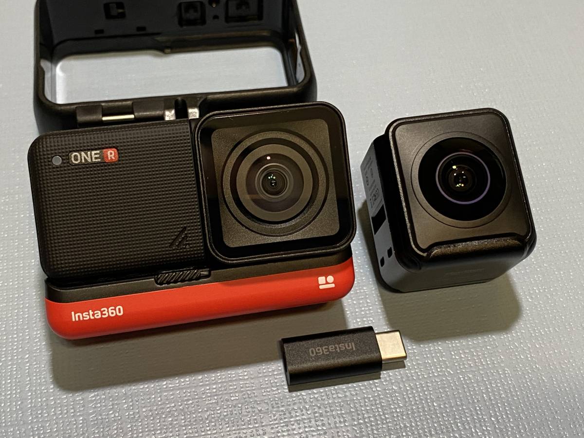 ヤフオク! - insta360 one R ツイン版 マイクアダプター付...