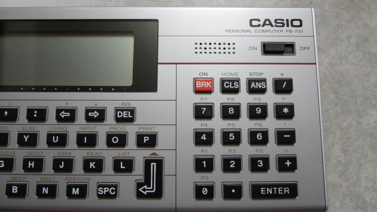  Casio personal computer -PB-700 pocket computer - pocket computer operation possible 