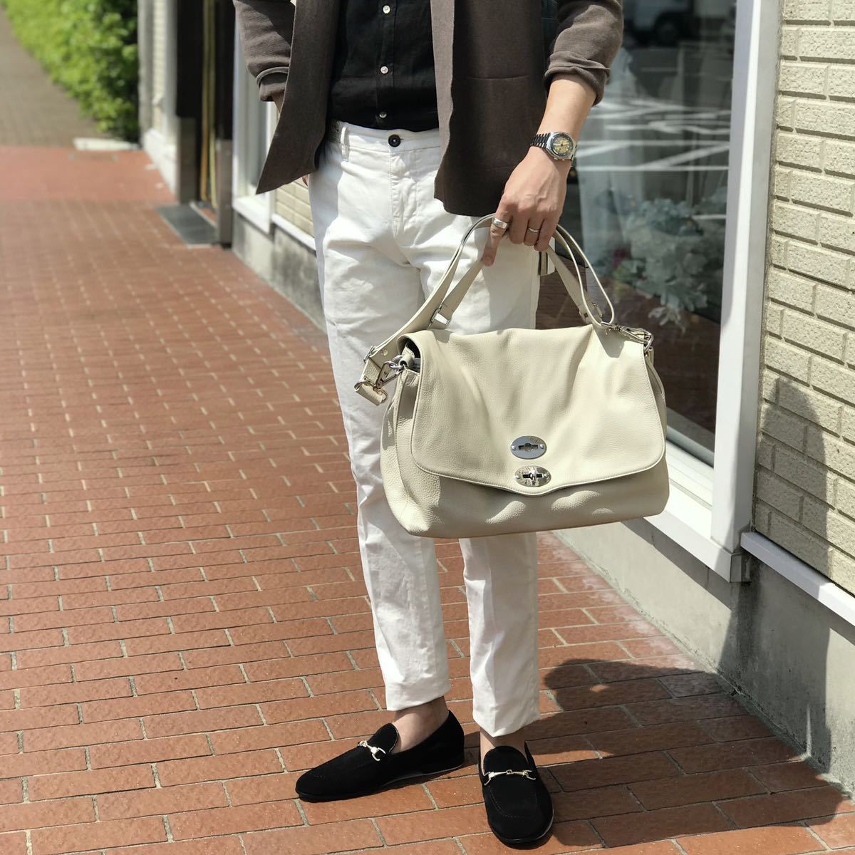 買得 ザネラート CREMA M+ POSTINA ポスティーナ ZANELLATO ショルダー