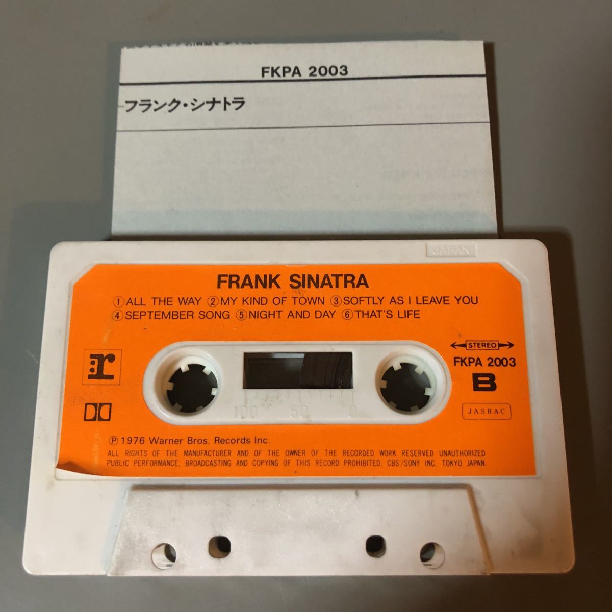 フランク・シナトラ 国内盤カセットテープ◆の画像4