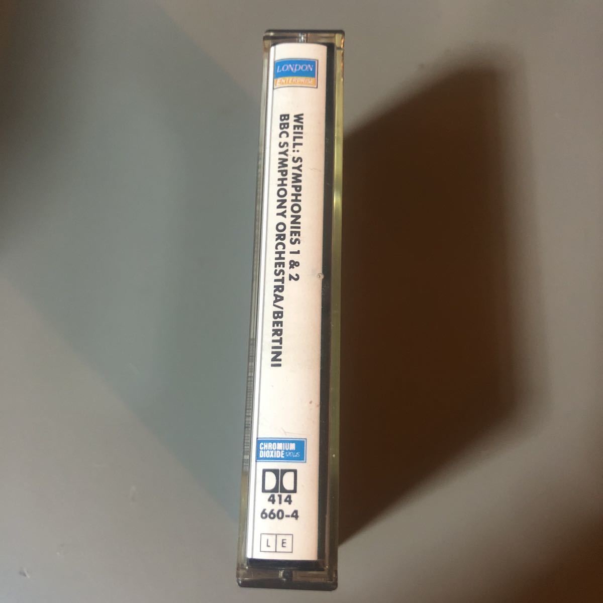 va il symphony no. 1 number 2 number gully -* bell tea ni finger .,BBC symphony *o-ke -stroke la Holland record cassette tape ^ Chrome tape 