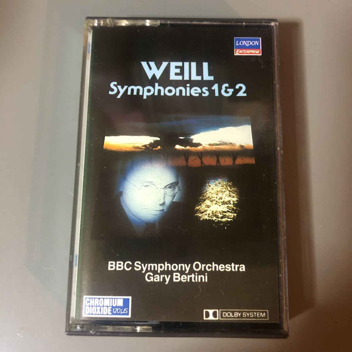 va il symphony no. 1 number 2 number gully -* bell tea ni finger .,BBC symphony *o-ke -stroke la Holland record cassette tape ^ Chrome tape 