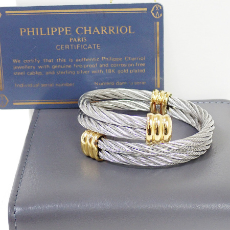 美品 フィリップシャリオール PHILIPPE CHARRIOL ブレスレット