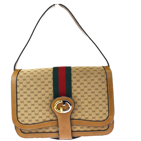 グッチ GUCCI シェリー ショルダーバッグ マイクロGG柄 ブラウン