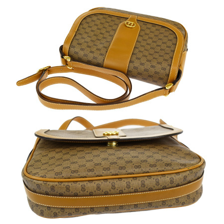 グッチ GUCCI ショルダーバッグ マイクロGG柄 インターロッキング