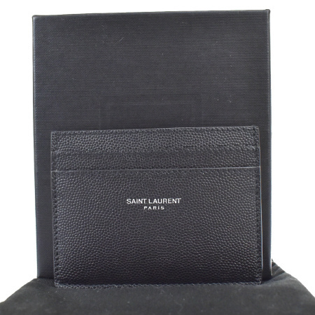 エバニュー SAINTLAURENT サンローラン レザー カードケース 名刺入れ