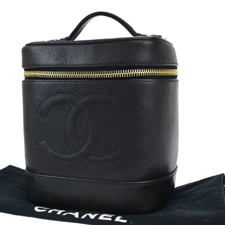 芸能人愛用 CHANEL シャネル 【中古】 バニティバッグ 22JE571 レザー