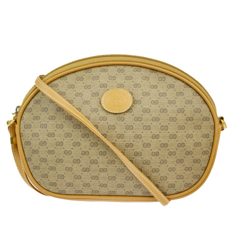 グッチ GUCCI 斜め掛け ショルダーバッグ ポシェット マイクロGG柄