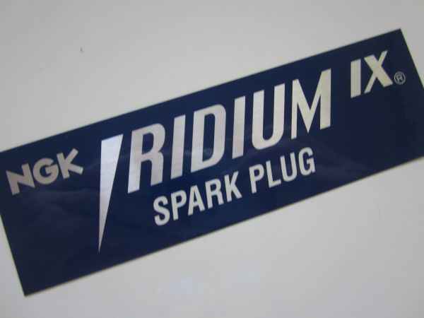 NGK RIDIUM SPARK PLUG ラヂウム スパーク プラグ ステッカー/デカール 自動車 バイク S12_画像2
