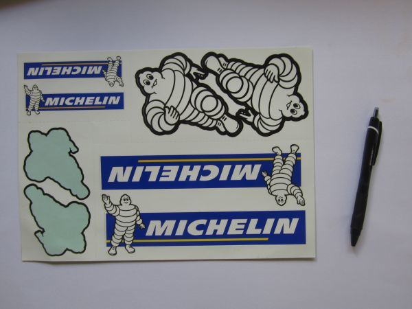 【中古】MICHELIN ミシュラン タイヤ ビバンダム ステッカー /デカール 自動車 バイク オートバイ レーシング SB01_画像7