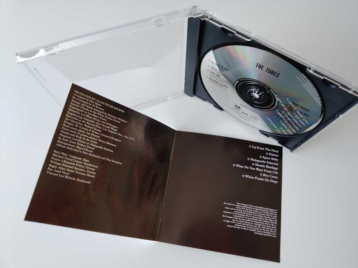 The Tubes / The Tubes CD A&M RECORDS US CD3161 グラムロック75年1st名盤,88年CD化盤,Al Kooperプロデュース,White Punks On Dope,_画像4