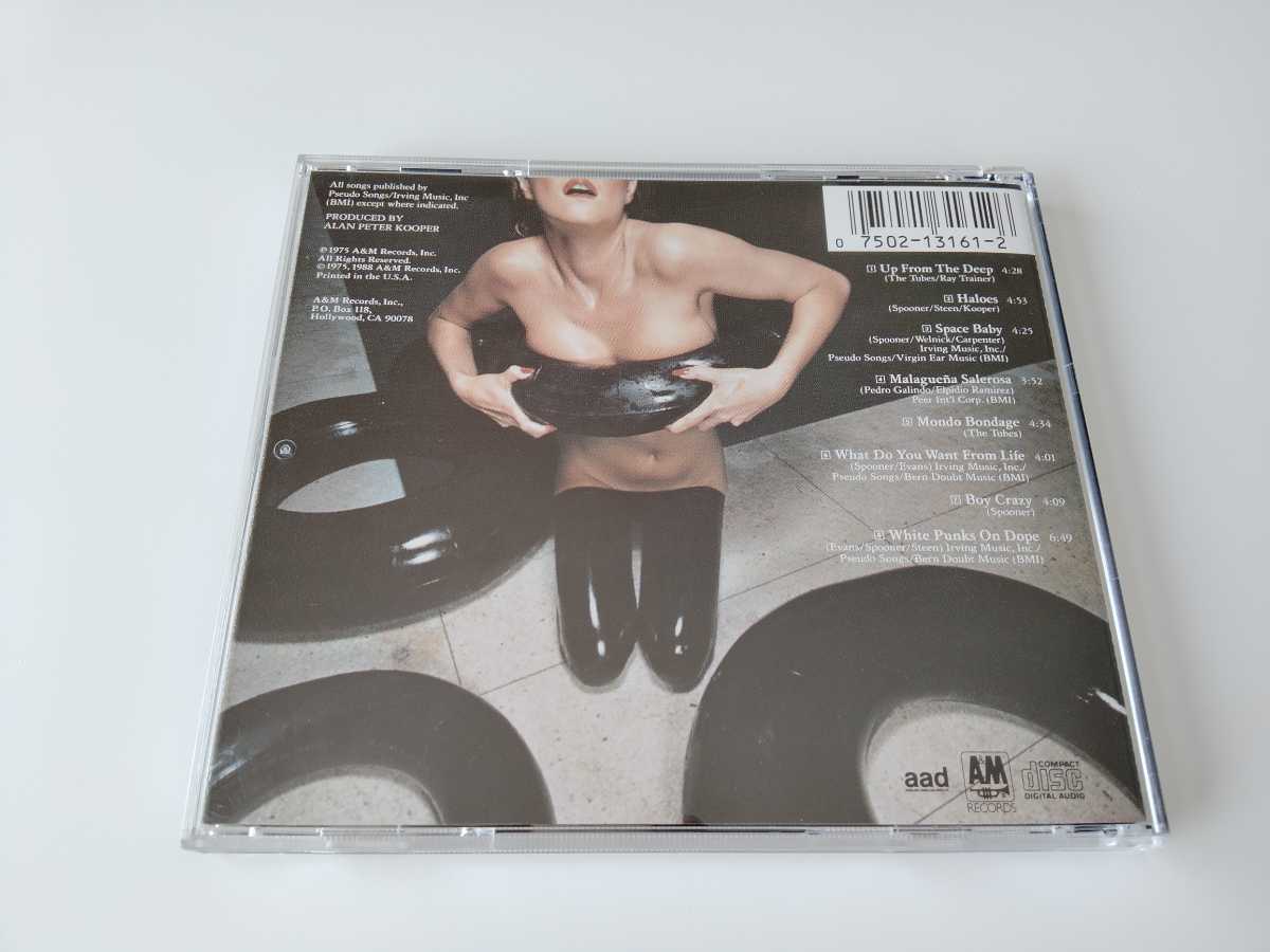 The Tubes / The Tubes CD A&M RECORDS US CD3161 グラムロック75年1st名盤,88年CD化盤,Al Kooperプロデュース,White Punks On Dope,_画像2