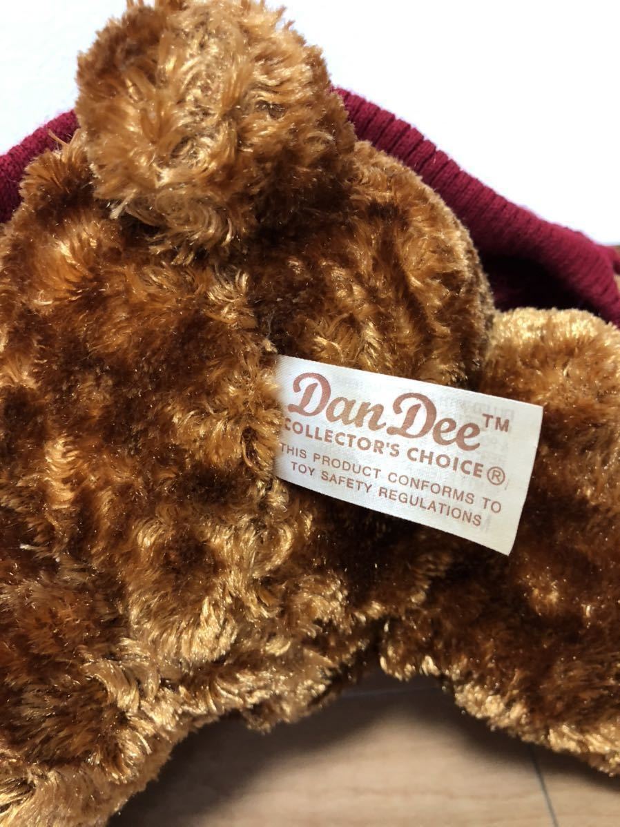 Dan Dee teddy bear плюшевый мишка мягкая игрушка grandpa grandma.. очки holiday Рождество Vintage America Dan ti-