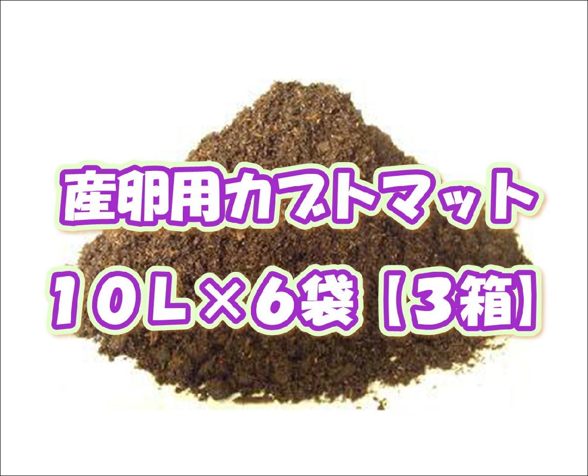 産卵用カブトマット10L×6袋【３箱】