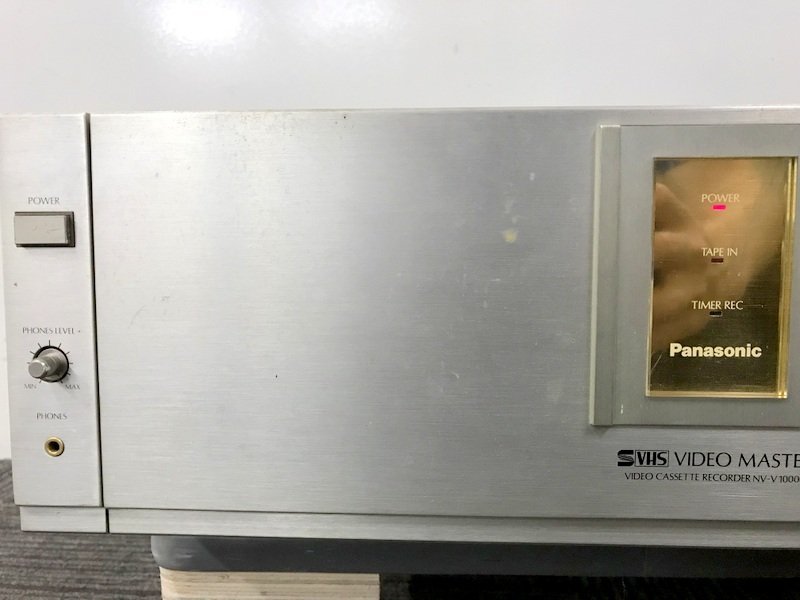 動作未確認】Panasonic NV-V10000 S-VHS ビデオマスター ビデオ 動作未確認】Panasonic NV-V10000 S-VHS ビデオマスター ビデオ