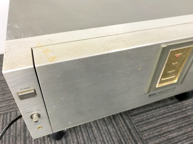 動作未確認】Panasonic NV-V10000 S-VHS ビデオマスター ビデオ 動作未確認】Panasonic NV-V10000 S-VHS ビデオマスター ビデオ