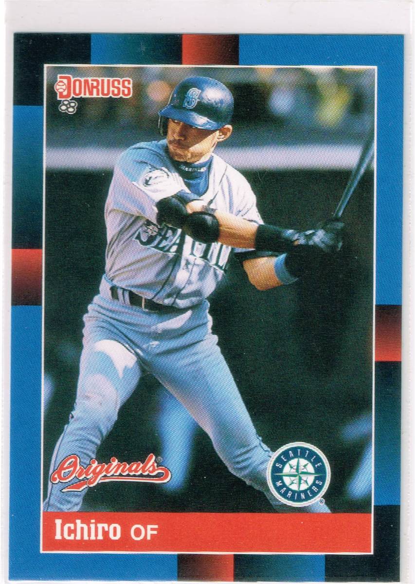 2002 MLB Donruss Originals #352 Ichiro Suzuki ドンラス イチロー 1988年デザイン_表面