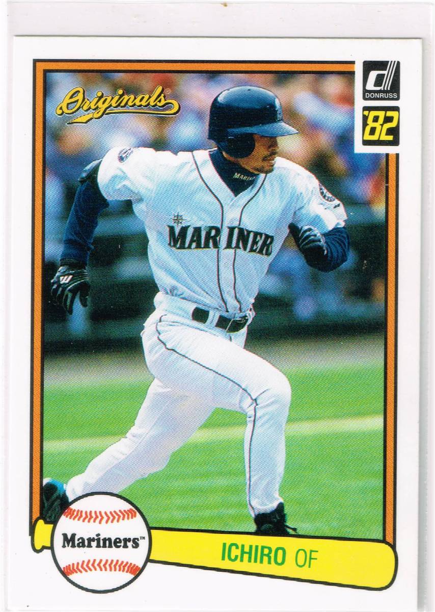 2002 MLB Donruss Originals #66 Ichiro Suzuki ドンラス イチロー 1982年デザイン_表面