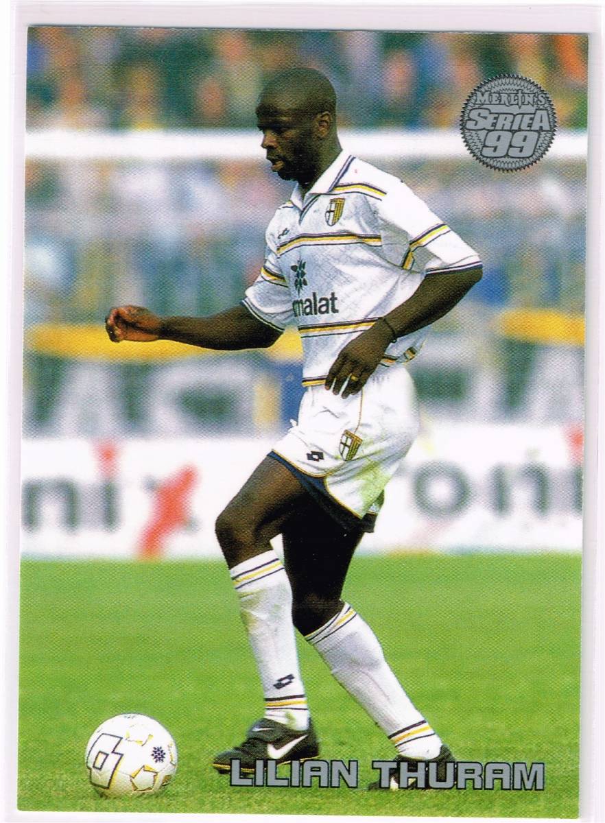 1999 Merlin's Serie A #39 パルマ リリアン・テュラム Lilian Thuram マーリン セリエＡ_表面