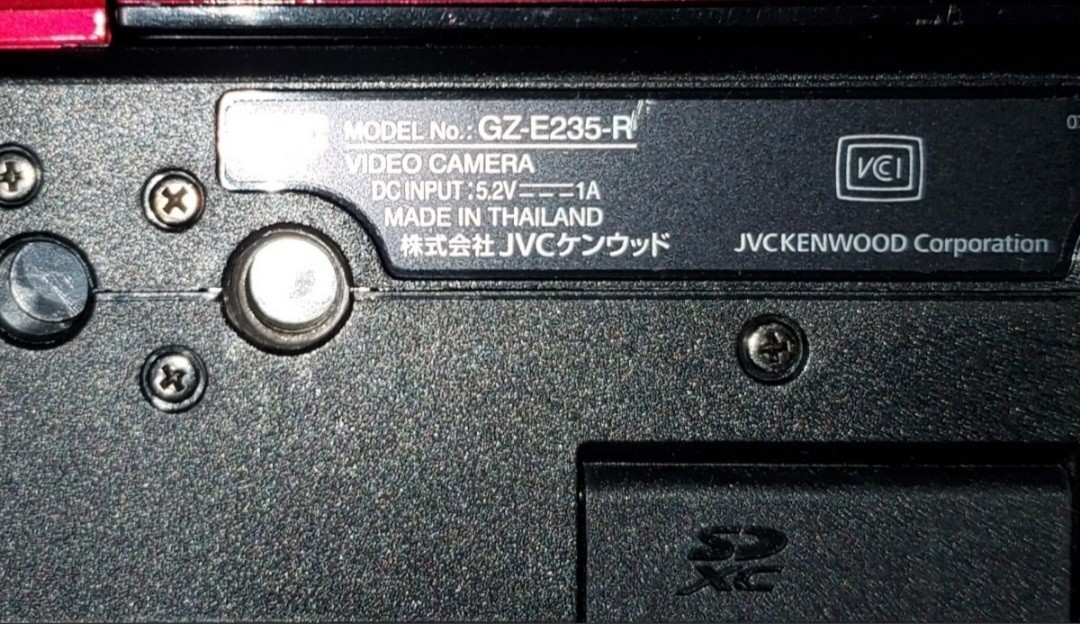ビデオカメラ Everio JVC GZ-E235-R ケンウッド 2019年製 デジタル