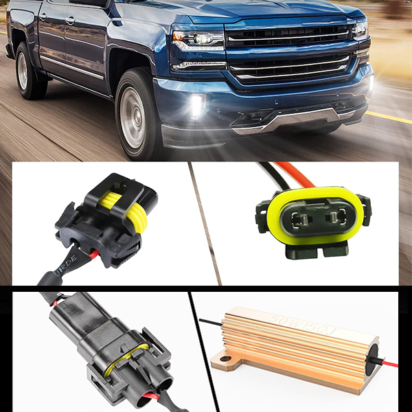 For 2016～2018年式 Chevy Silverado 1500 シボレー 22W LED フォグランプ ドライビングライト ホワイト ブラック DOT承認_画像8