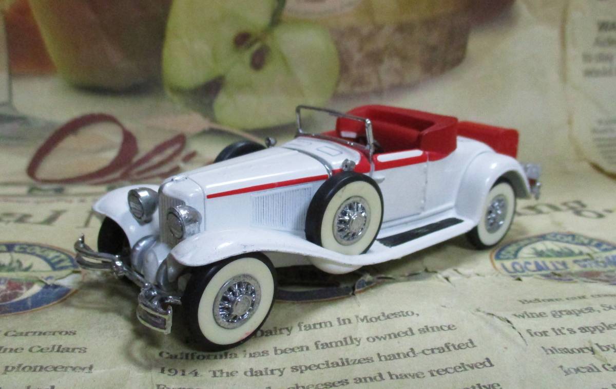 ★レア絶版*フランクリンミント*1/43*1929 Cord L-29 Cabriolet ホワイト_画像1