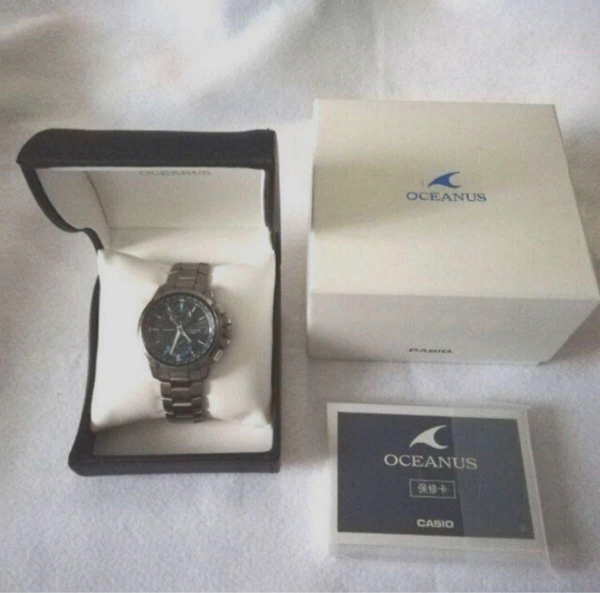 オシアナス OCEANUS カシオ CASIO OCW-T1010B-1AJF ソーラー電波腕時計 ...