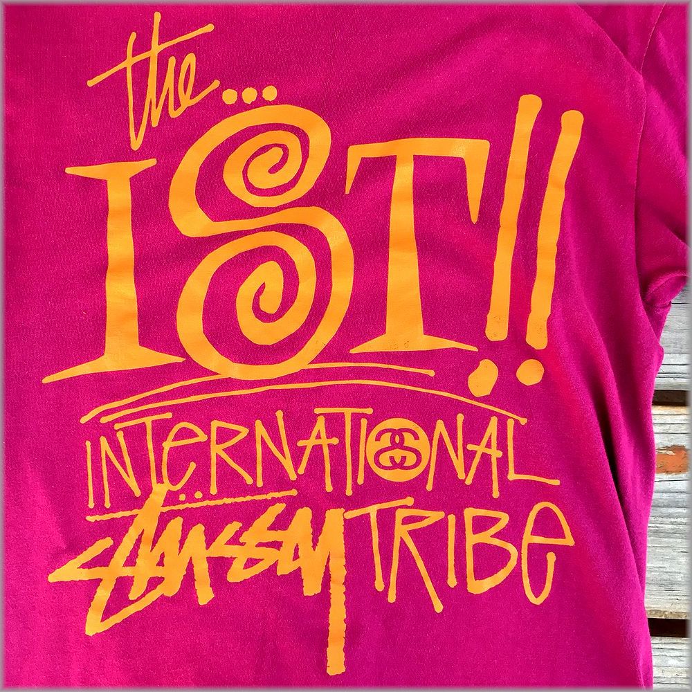 ★ステューシー Ｔシャツ size M the IST INTERNATIONAL stussy TRIBE★ シャネルロゴの画像5