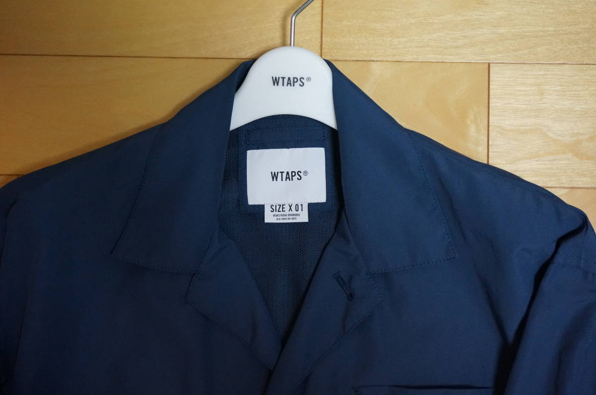 wtaps winsor jacket nylon tussah supplex ダブルタップス ウィンザー ジャケット ナイロン タッサー サプレックス small S navy ネイビー_画像4