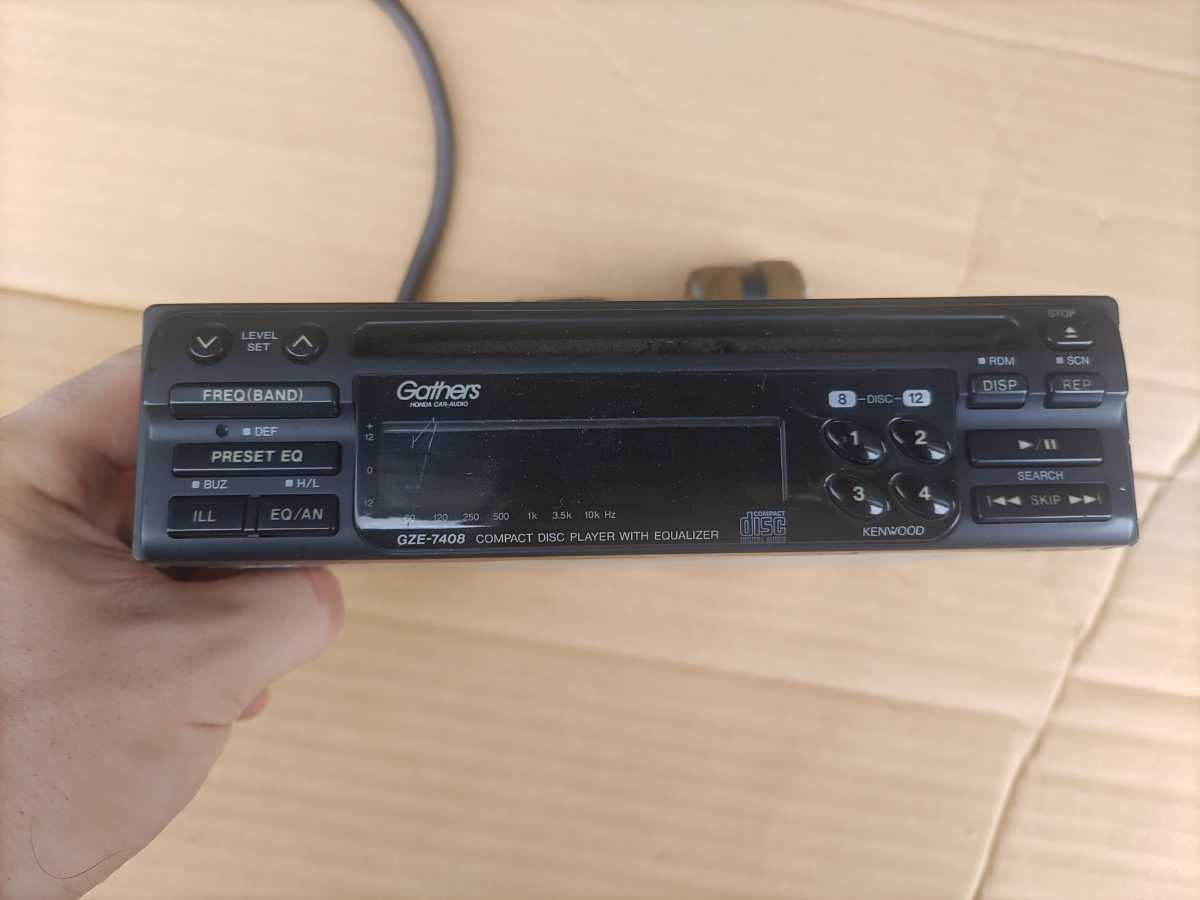 Gathers KENWOOD GZE-7408 イコライザー CD プレーヤー ギャザズ Gathers KENWOOD GZE-7408 イコライザー CD プレーヤー ギャザズ