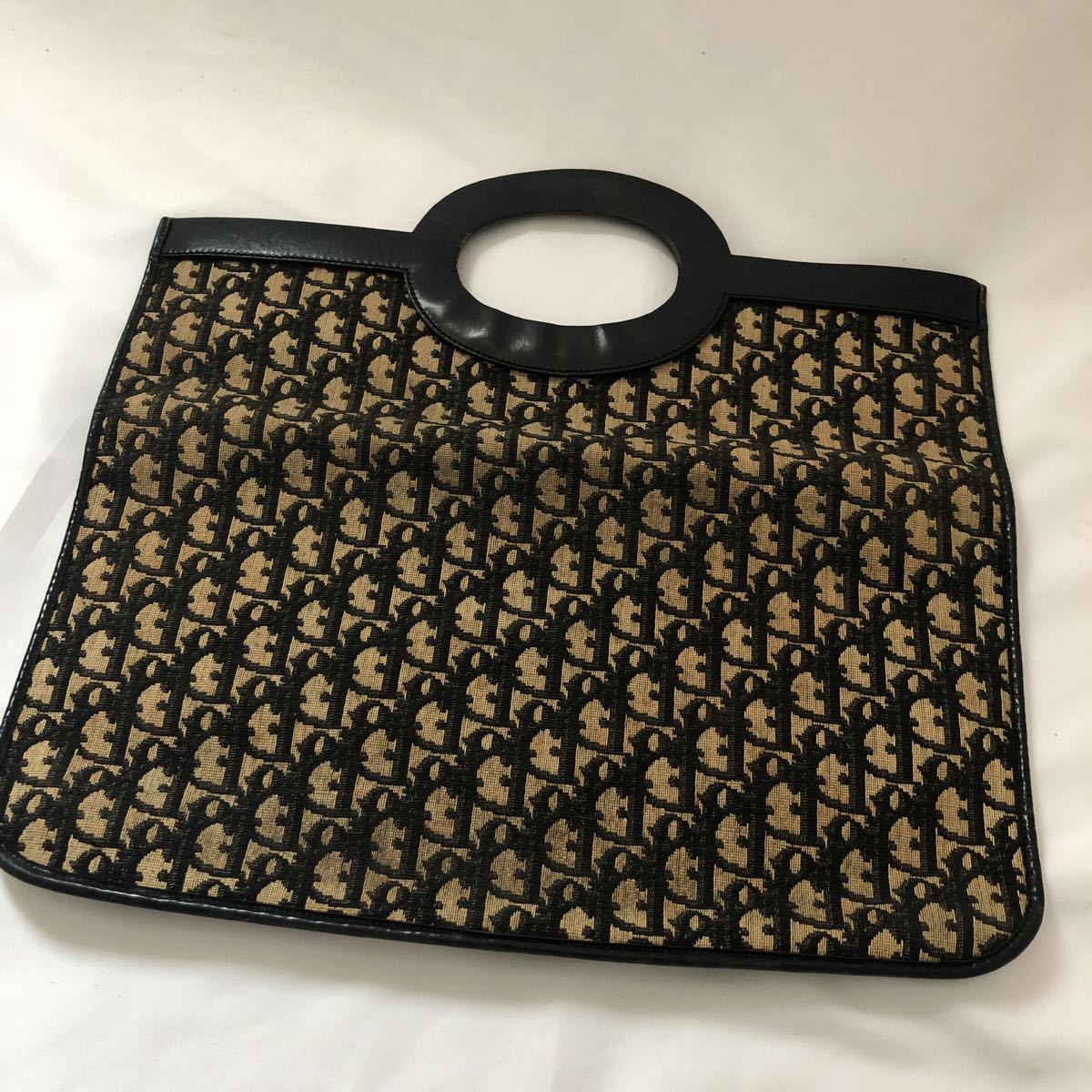 円スタート 美品 Dior ディオール トロッター ハンドバッグ